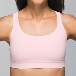 lululemon Energy Bra light pink